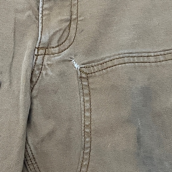 Well Worn Carhartt Men's Double Front Utility Work Relaxed Fit Pants 30x30 - Picture 4 of 16